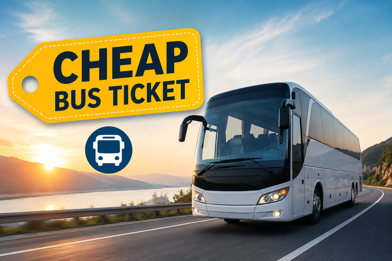 Cheap bus ticket Banner